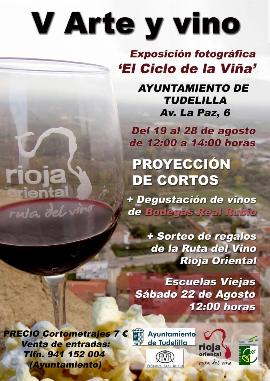 TUDELILLA artes y vino cartel