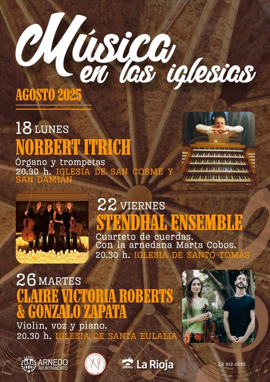 MUSICA EN LAS IGLESIAS cartel