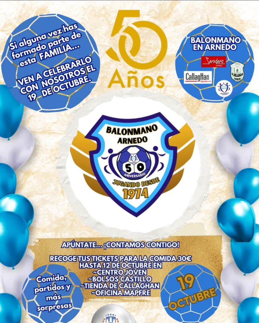 CLUB BALONMANO fiesta 50 aniv