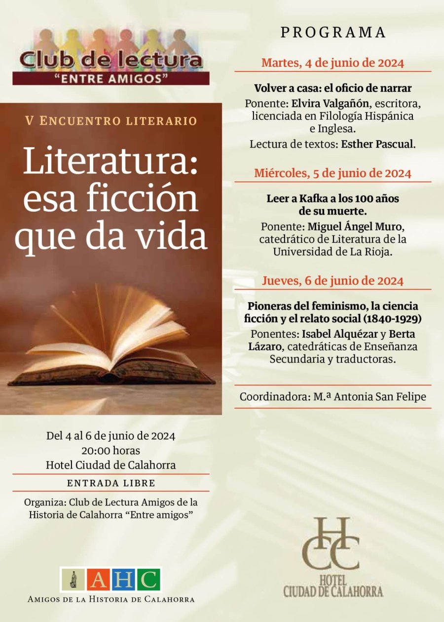 CALAHORRA club lectura encuentros literarios