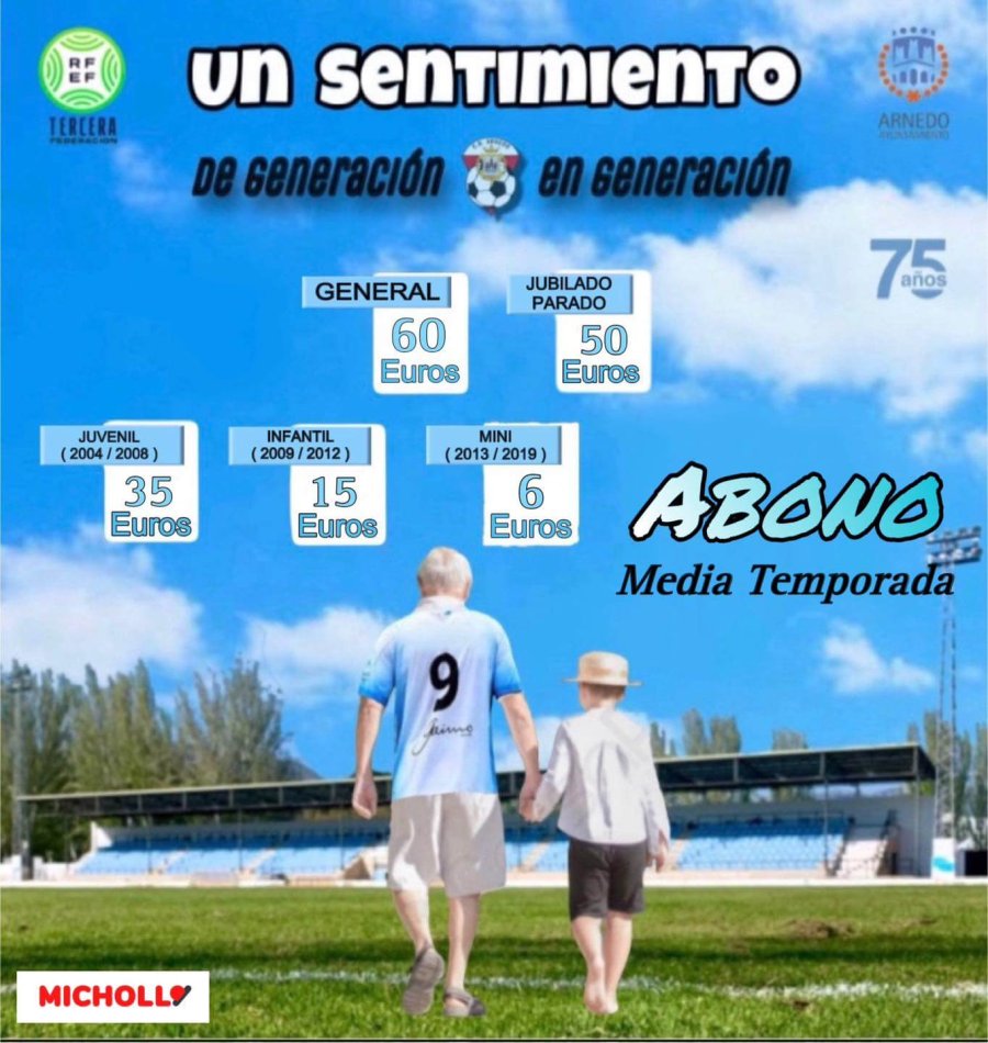 CD ARNEDO abonos media temporada