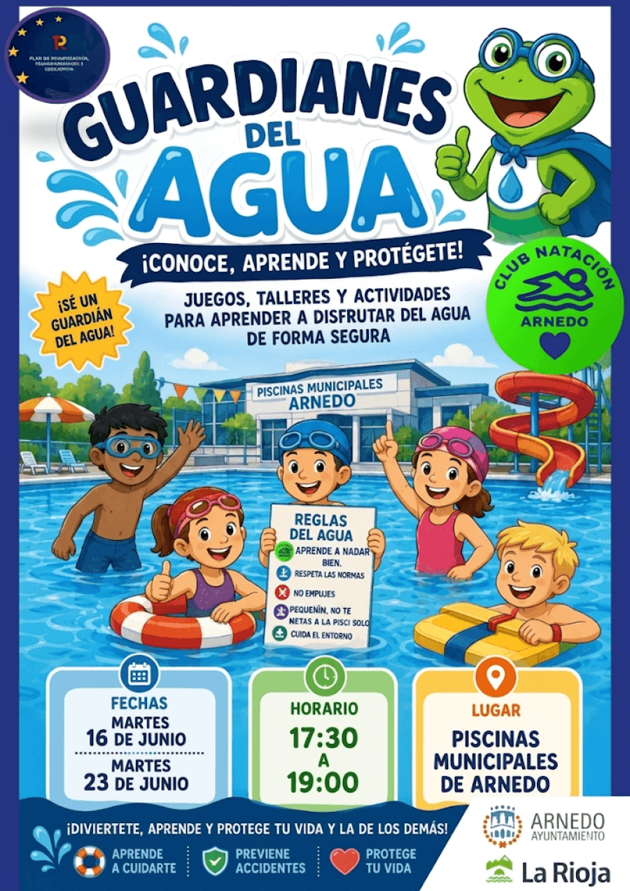 CLUB NATACION ARNEDO talleres ahogamiento infantil