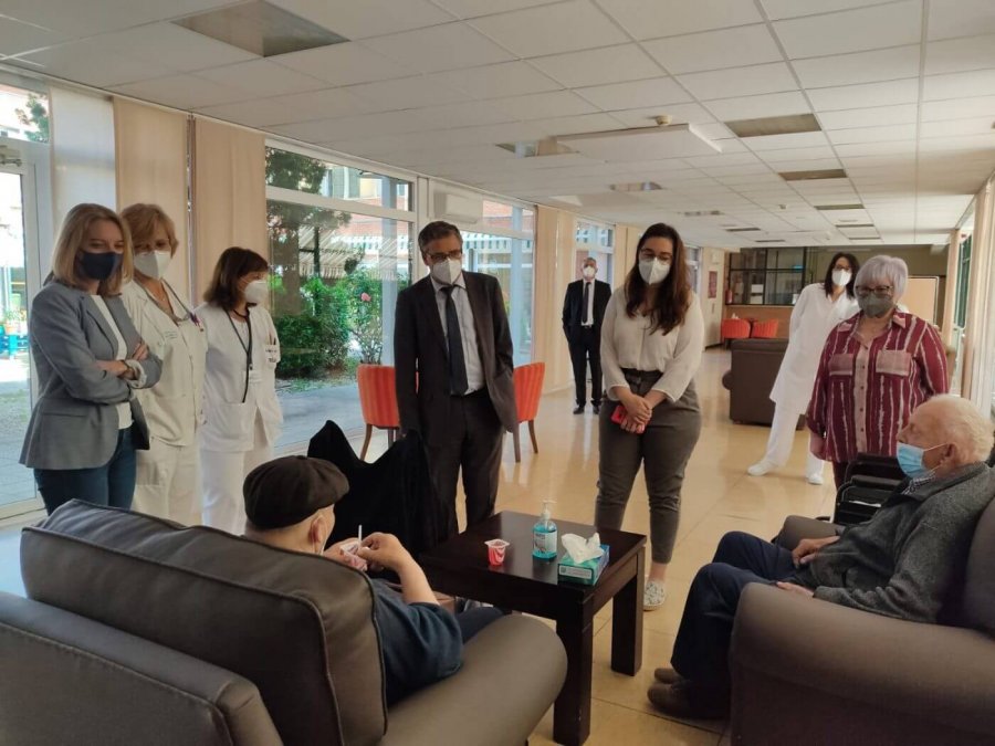 CALAHORRA visita centros asistenciales Espíritu Santo