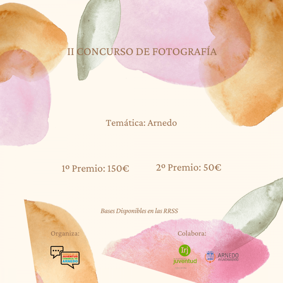 CONSEJO JUVENTUD cartel II concurso fotografia