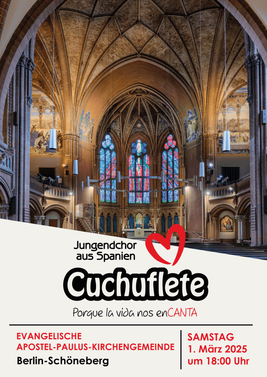 CORO CUCHUFLETE cartel concierto Berlin