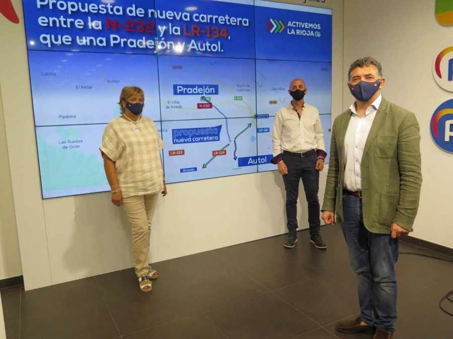PP propone carretera Autol Pradejon