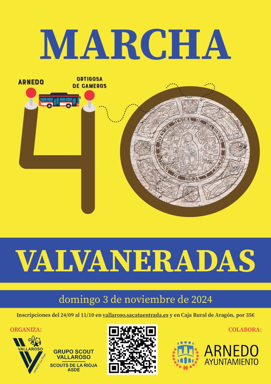 VALVANERADA SCOUT 2024 cartel marcha