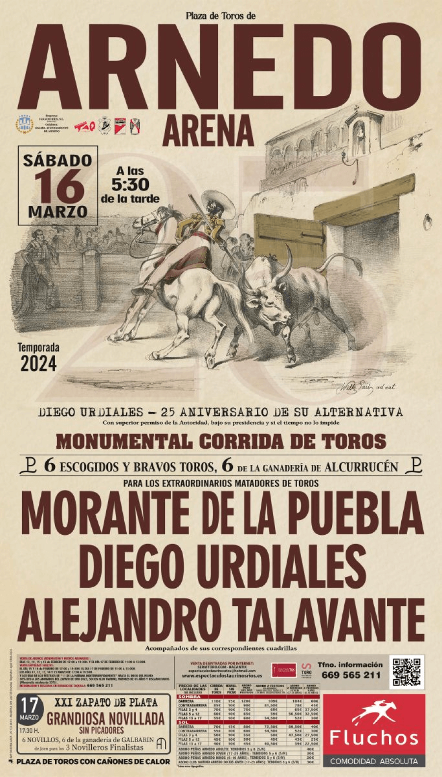 CARTEL TOROS ARNEDO MARZO 2024