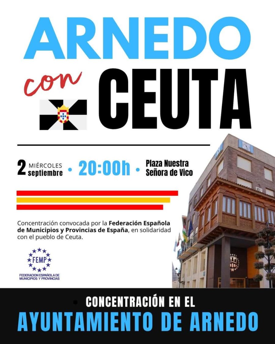 PP ARNEDO CONCENTRACION CEUTA cartel
