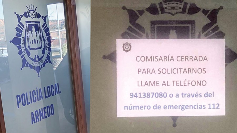 PP ARNEDO comisaria policia cerrada