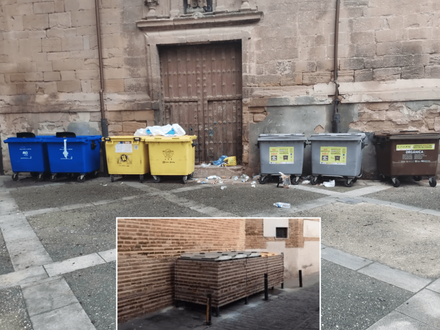 CALAHORRA contenedores casco antiguo