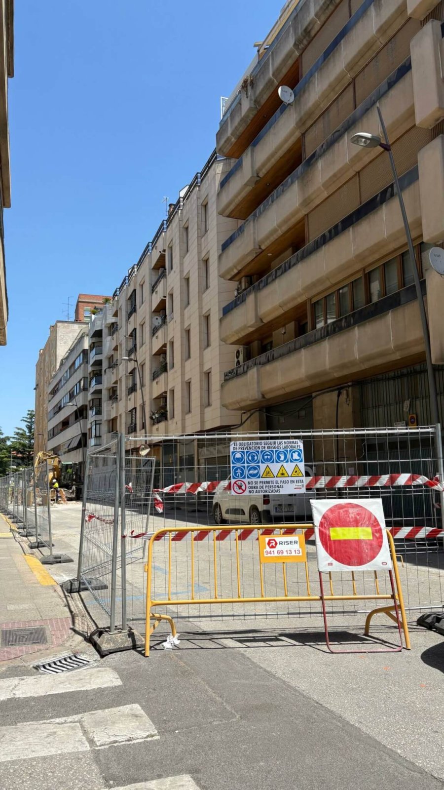 CALAHORRA OBRAS CALLE PALETILLAS