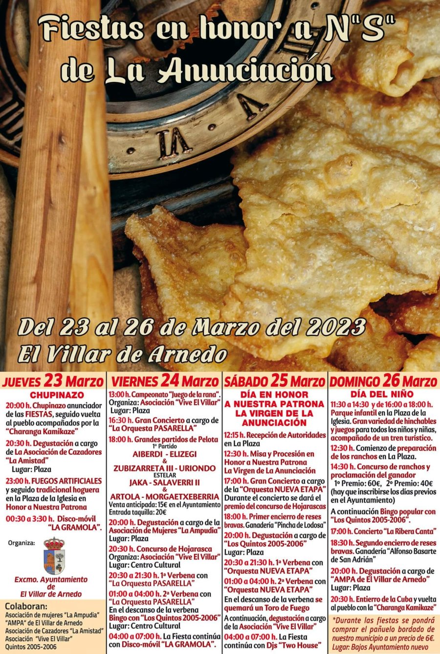 EL VILLAR DE ARNEDO fiestas cartel