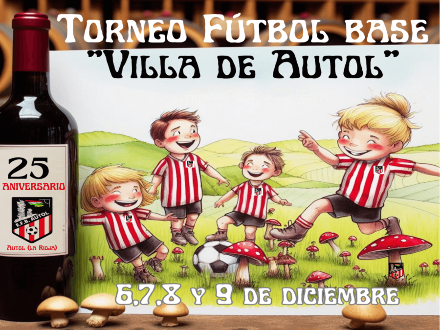 AUTOL torneo futbol base 2023 cartel
