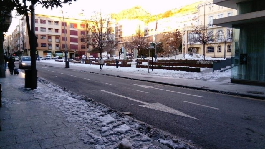 ARNEDO nevado lunes tras borrasca Filomena 3
