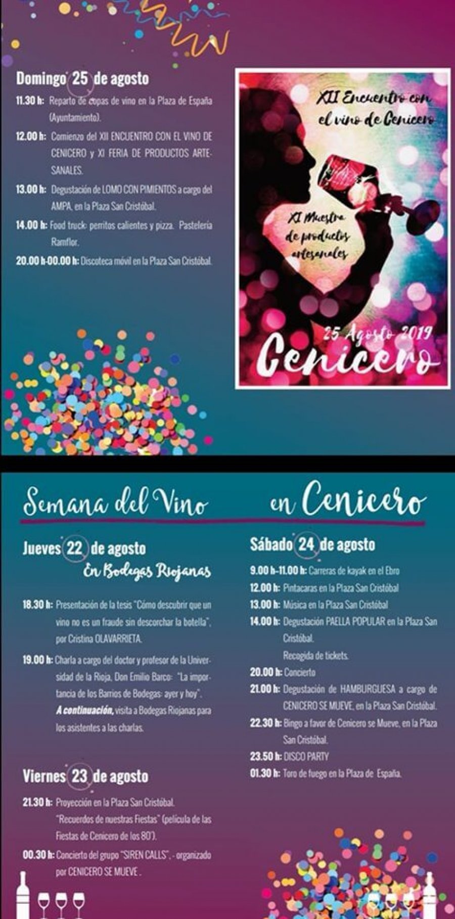 CENICERO ENCUENTRO VINO