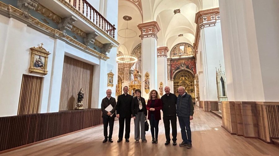 ALFARO visita fin obras Colegiata 1