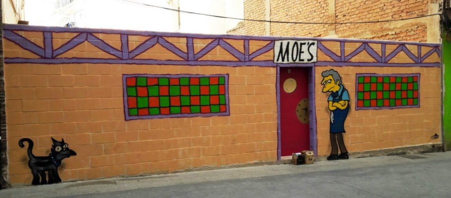 Graffiti del Moe's