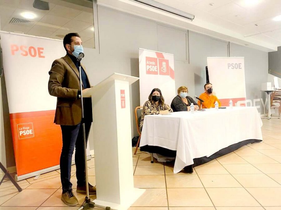 PSOE ARNEDO asamblea Javi García