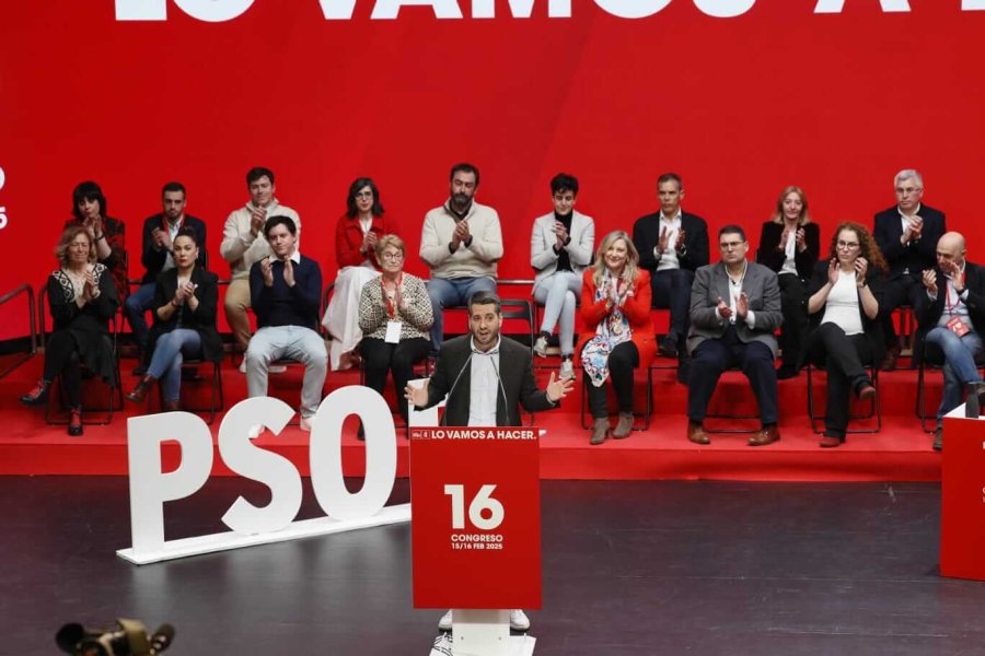 JAVIER GARCIA CLAUSURA CONGRESO PSOE 3