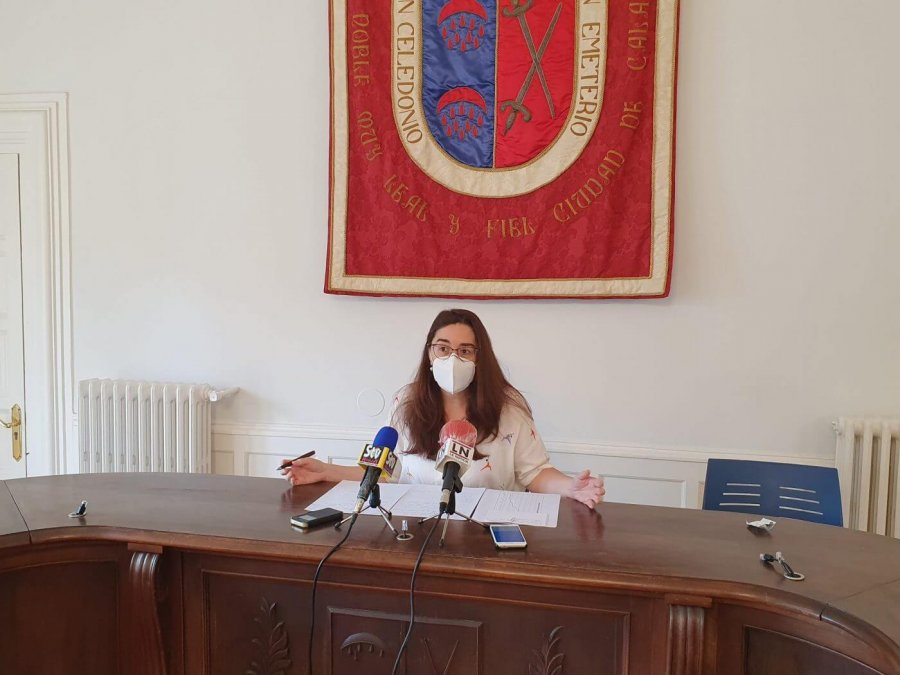 CALAHORRA alcaldesa Elisa Garrido rueda prensa