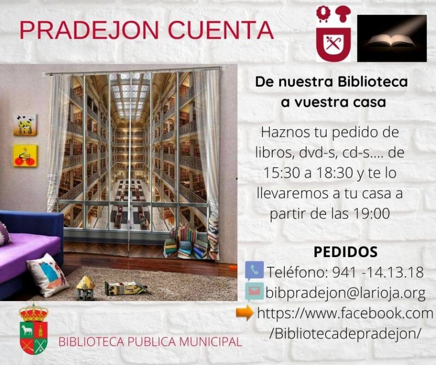 PRADEJON biblioteca durante Covid