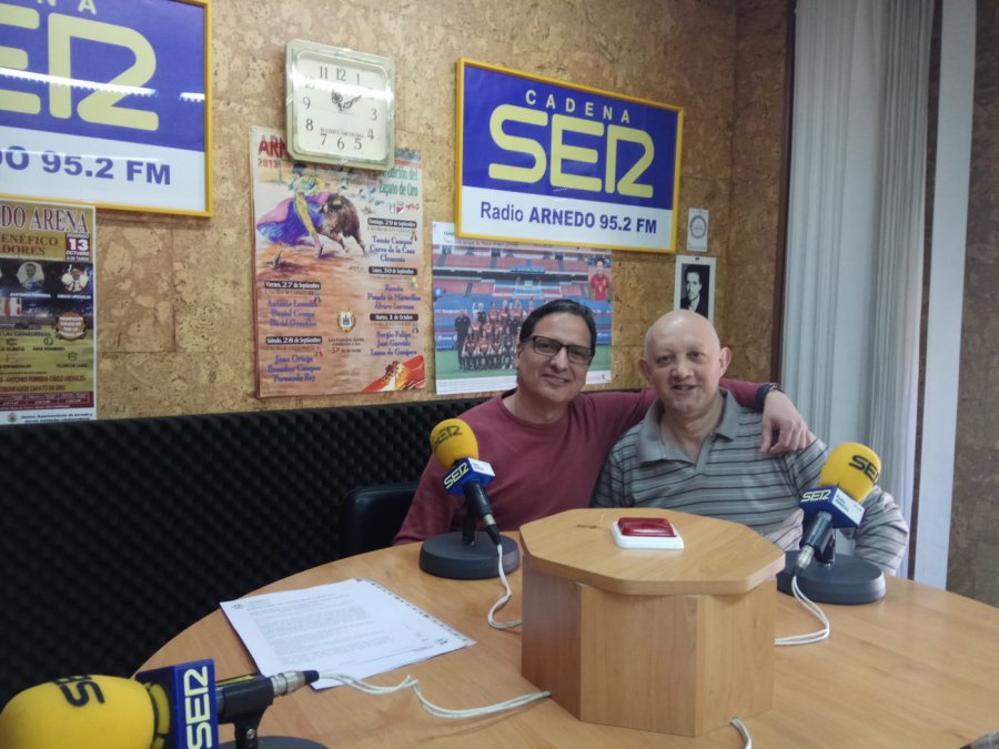 ANGEL FRAILE Y VICEPRESIDENTE ASOC AMIGOS SAHARA