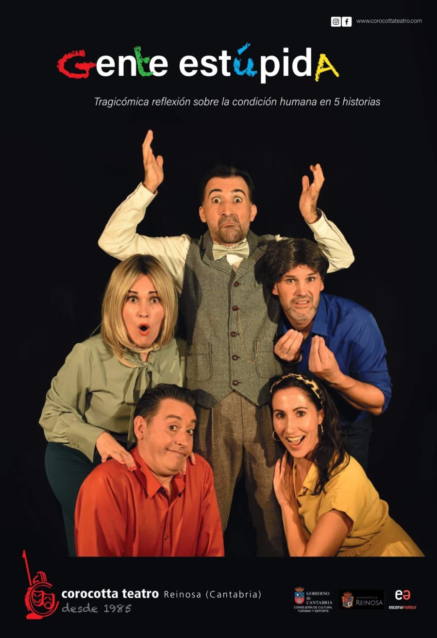 CALAHORRA Muestra Teatro aficionado 1 cartel Gente estupida