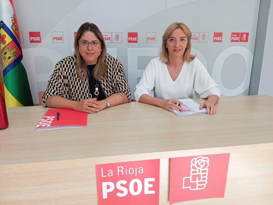 PSOE ARNEDO rueda María Somalo y Rosa Dependencia