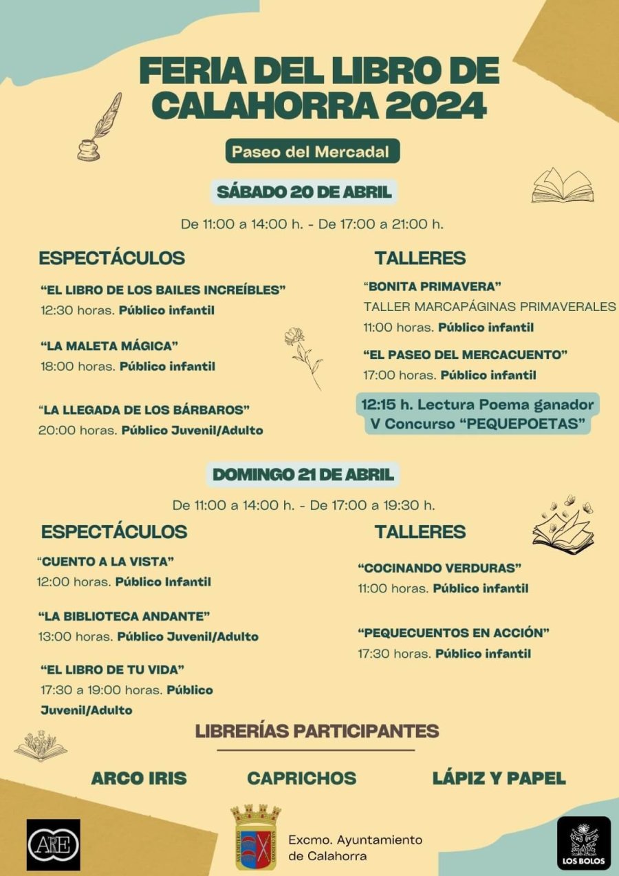CALAHORRA feria libro cartel