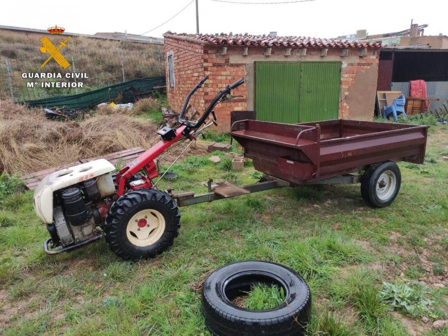 AUTOL DETENIDO Motocultor