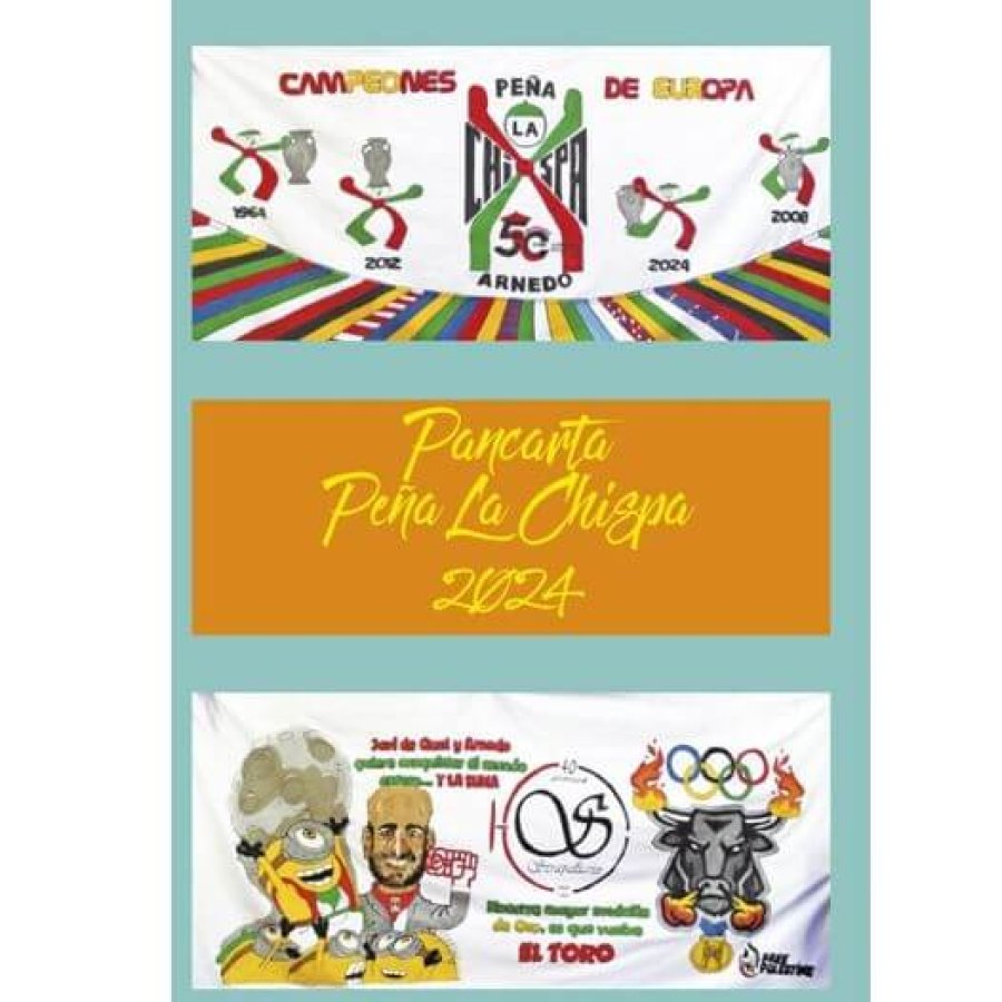 PEÑA LA CHISPA pancarta 2024