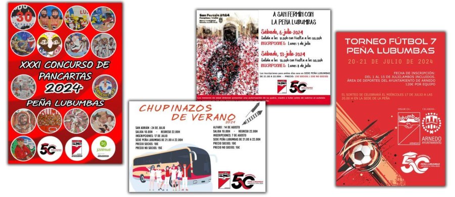 PEÑA LUBUMBAS actividades verano