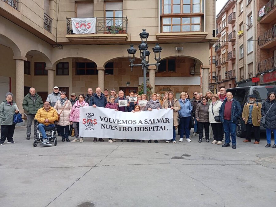 PLATAFORMA SOS HOSPITAL CALAHORRA concentracion 11 marzo