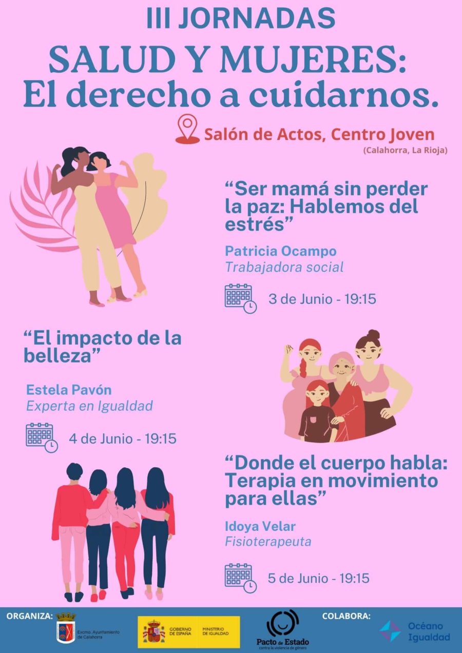 CALAHORRA Jornadas Salud y mujer cartel 30 mayo