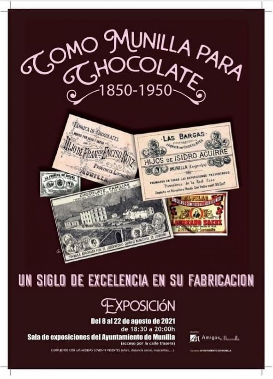 MUNILLA EXPOSICIÓN CHOCOLATE cartel