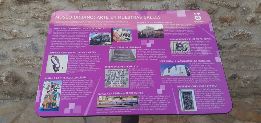 PRADEJON panel arte urbano calle