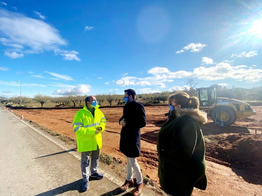 POLIGONO PLANARRESANO visita inicio obras