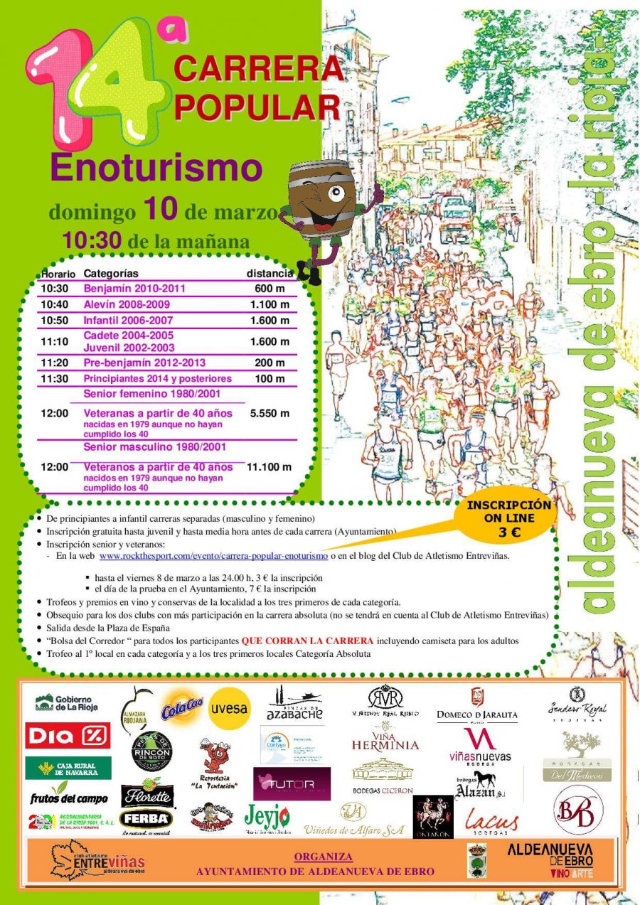 ALDEA CARRERA POPULAR ENOTURISMO