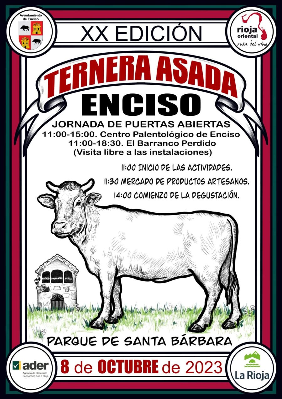 ENCISO JornadaTernera Asada cartel