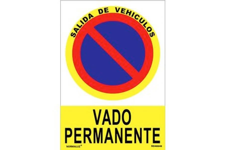 PLACAS DE VADO