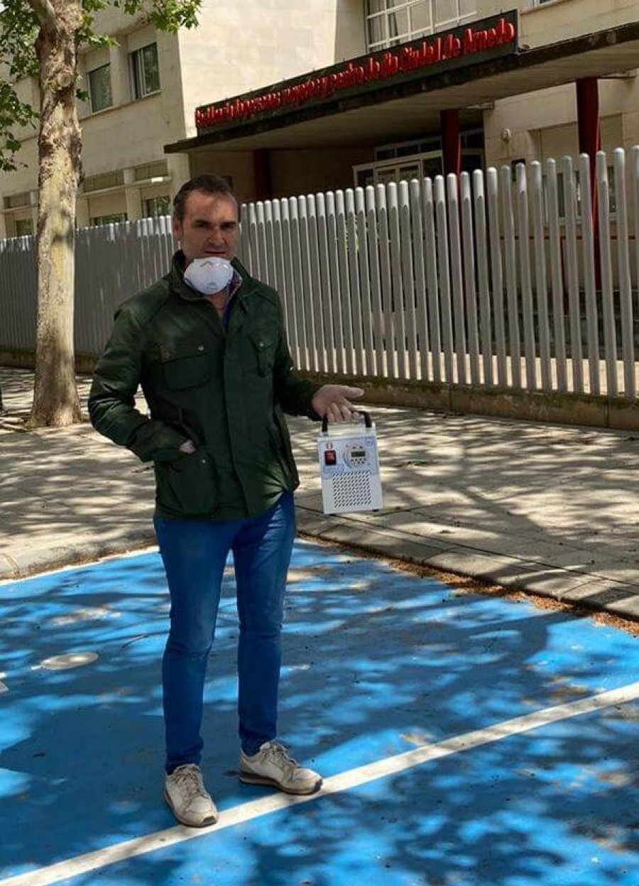 PP ARNEDO dona máquina ozono OK