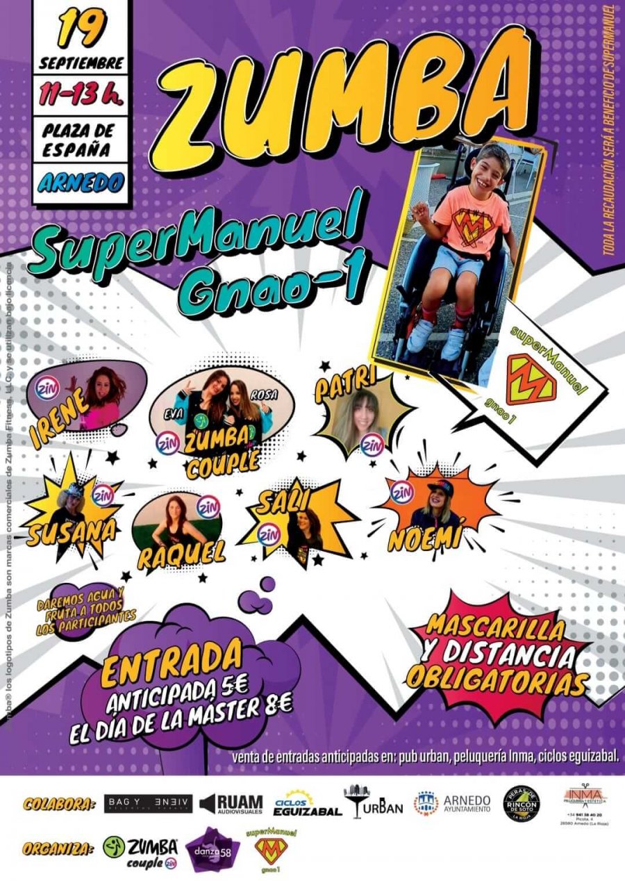 ZUMBA PARA SUPERMANUEL cartel